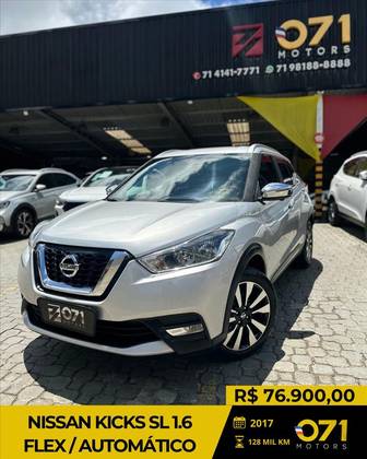 NISSAN KICKS 1.6 16V FLEXSTART SL 4P XTRONIC